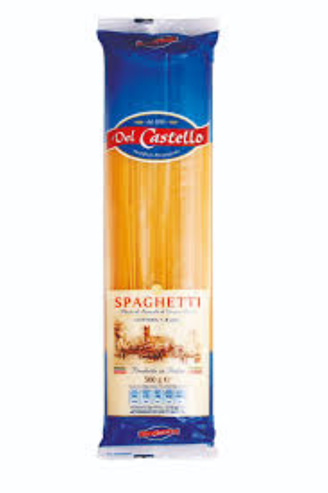 DEL CASTELLO SPAGHETTI 500G